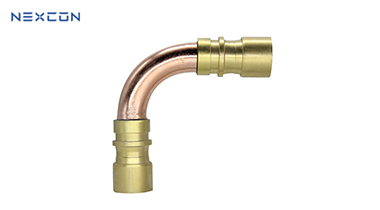 90° Long Brass Elbow